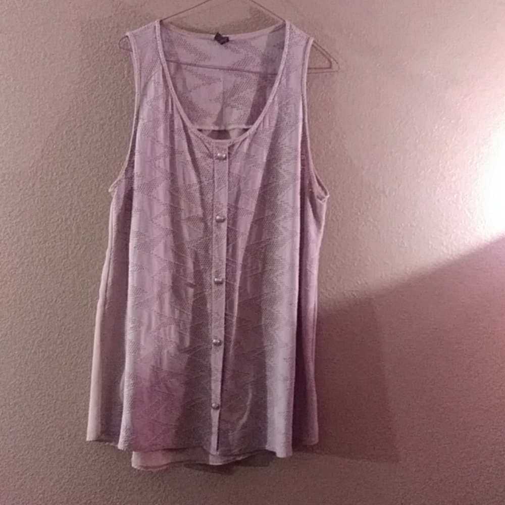 Banabee dressy sleeveless long shirt